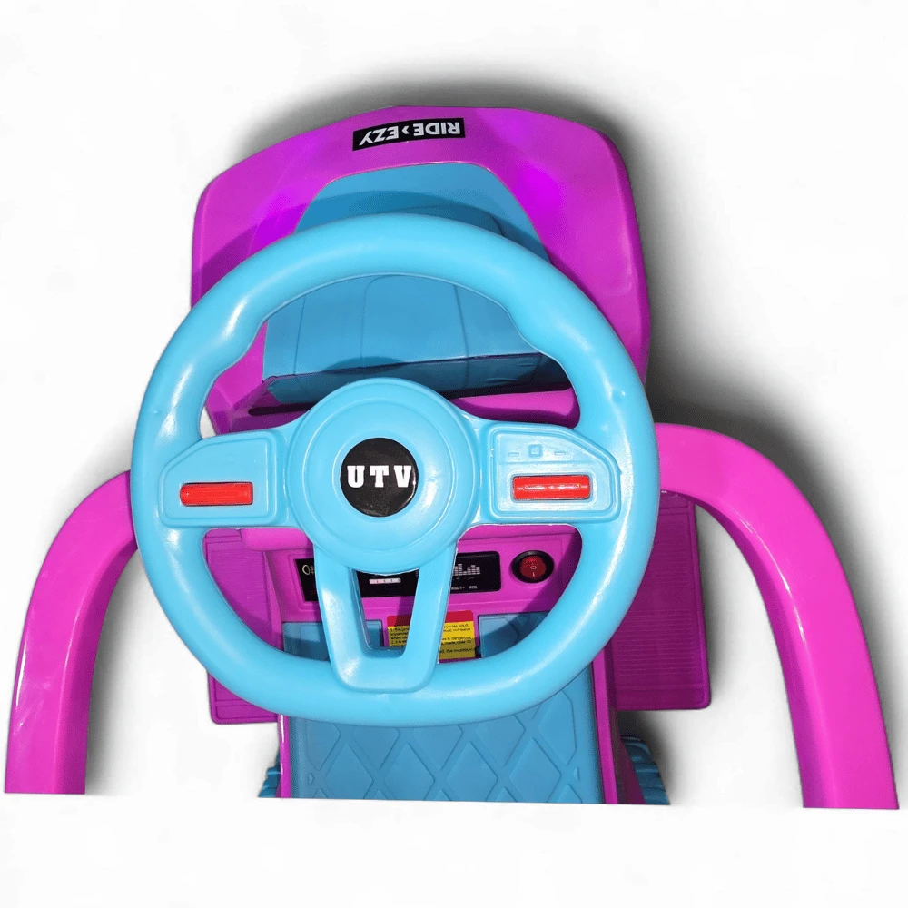 BUGGY MUSICAL RS SPORT BG-8213 TURQUESA FUCIA LED USB EMPUJADOR 2