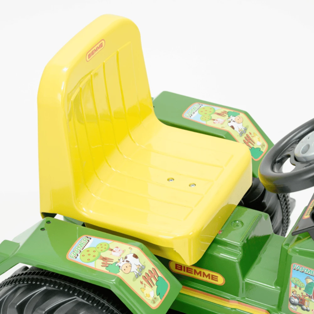 TRACTOR BIEMME A PEDAL C/PALA FARMER HASTA 35 KG VERDE 4