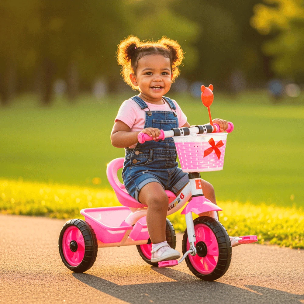 TRICICLO BIEMME TRIKE ROSA HASTA 20 KG 3