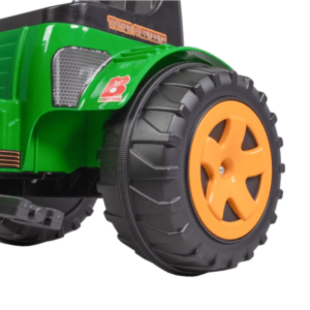 TRACTOR A PEDAL BIEMME FAZENDEIRO CON REMOLQUE VERDE 314-VE 2