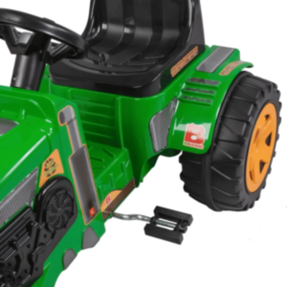 TRACTOR A PEDAL BIEMME FAZENDEIRO CON REMOLQUE VERDE 314-VE 4