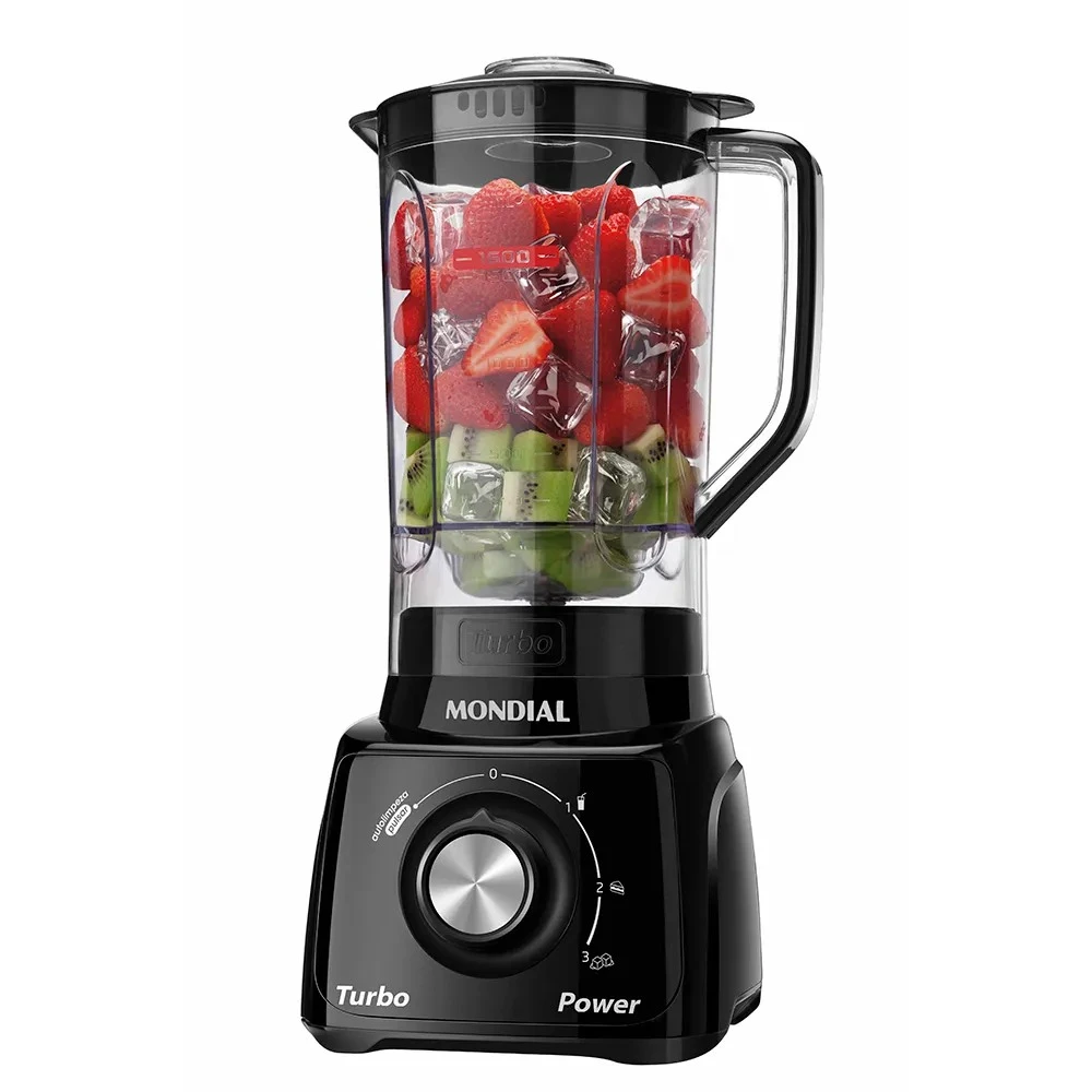 LICUADORA MONDIAL TURBO POWER - BLACK