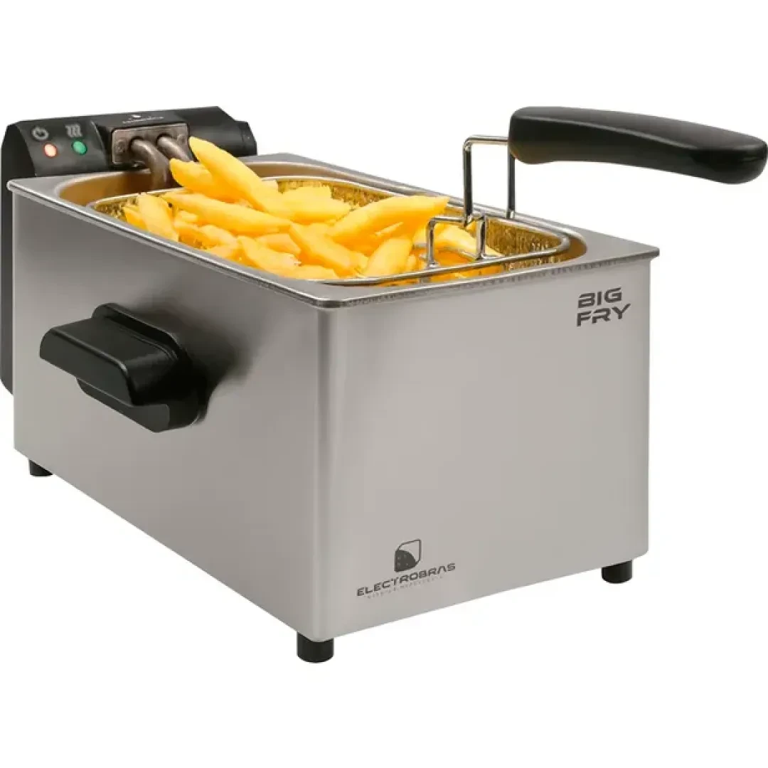 FREIDORA ELECTRICA CON ACIETE ELECTROBRAS 3.5L  BIG FRY 3.5