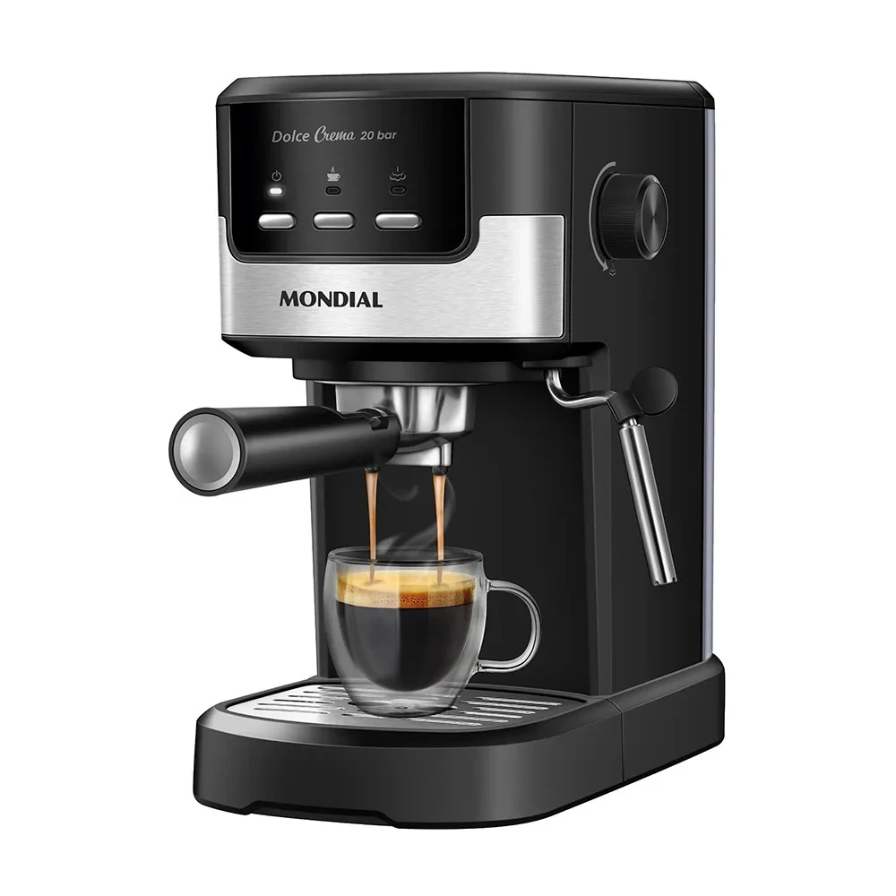 CAFETERA MONDIAL EXPRESSO DOLCE CREMA - 20BAR