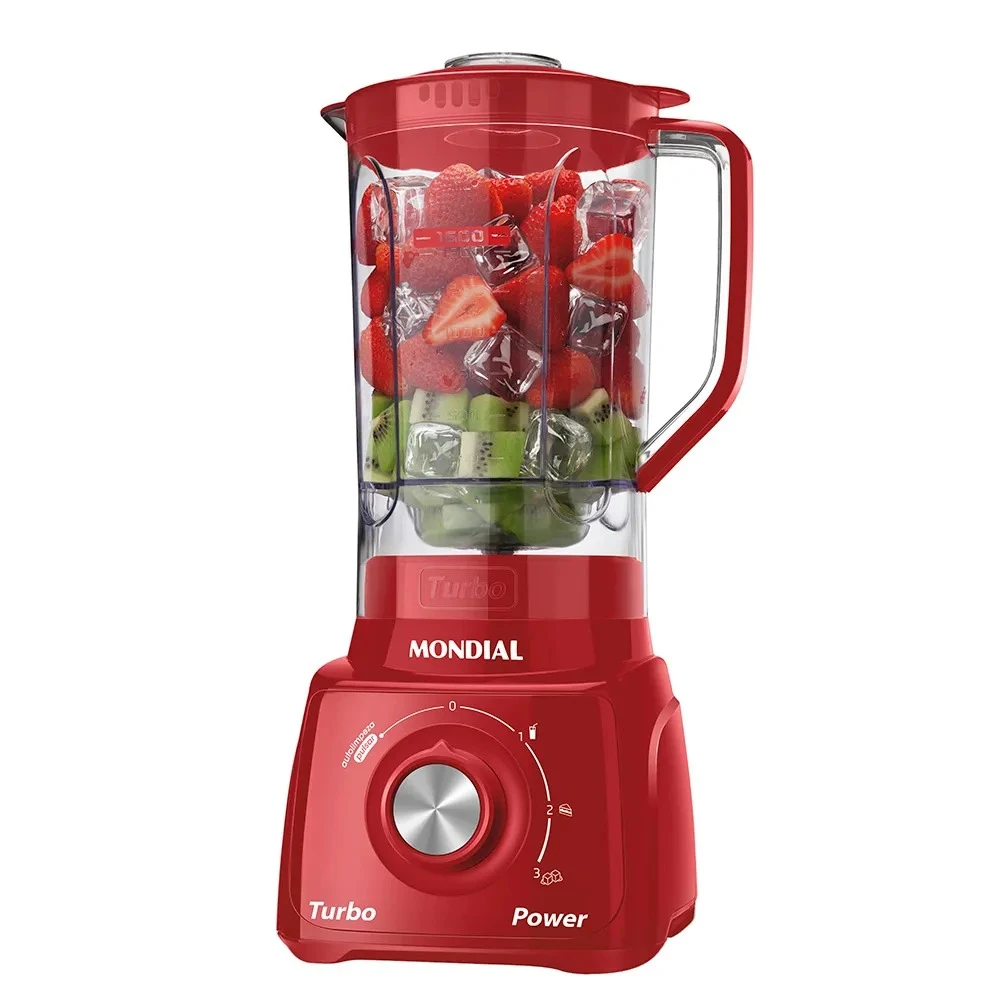 LICUADORA MONDIAL TURBO POWER - RED