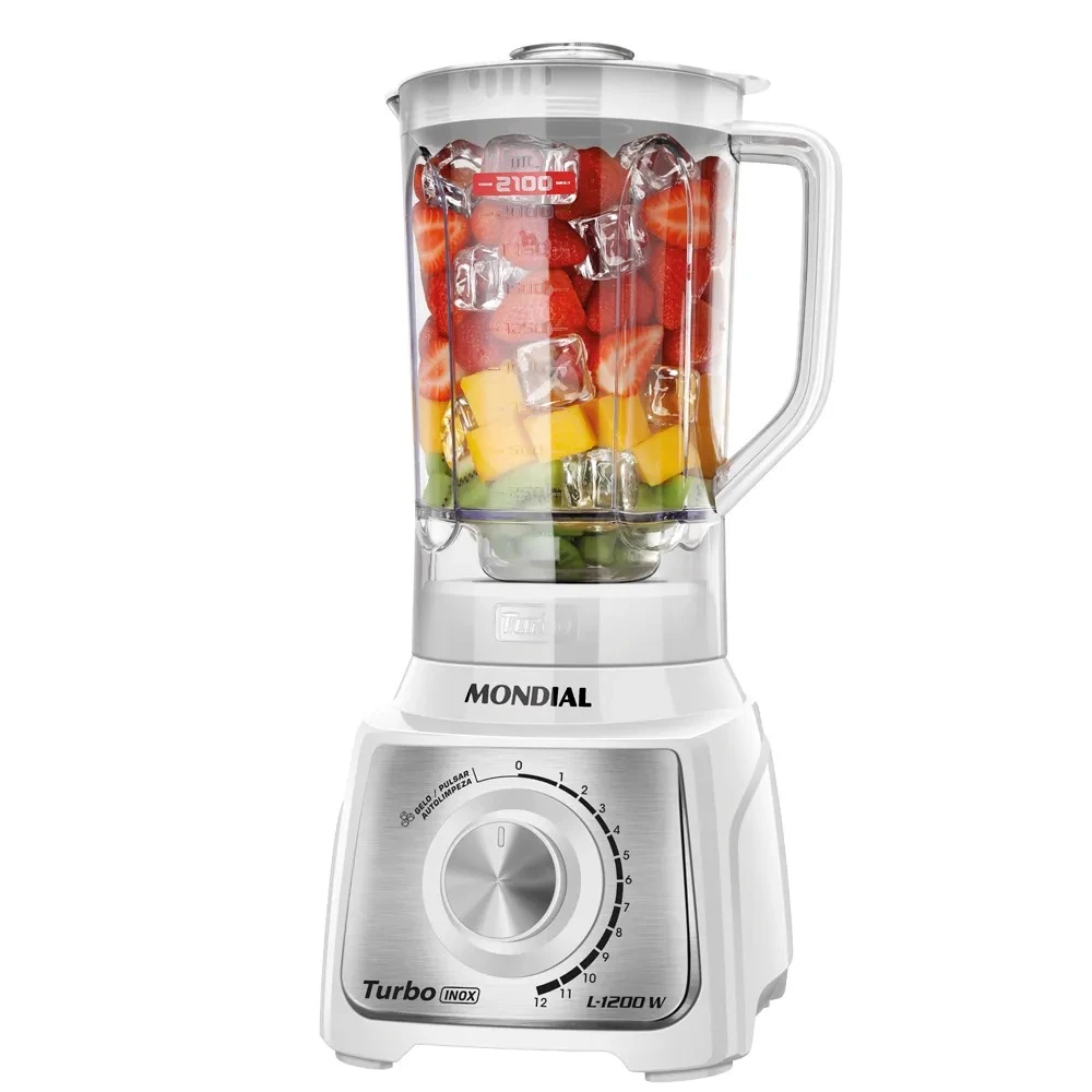 LICUADORA TURBO INOX WHITE