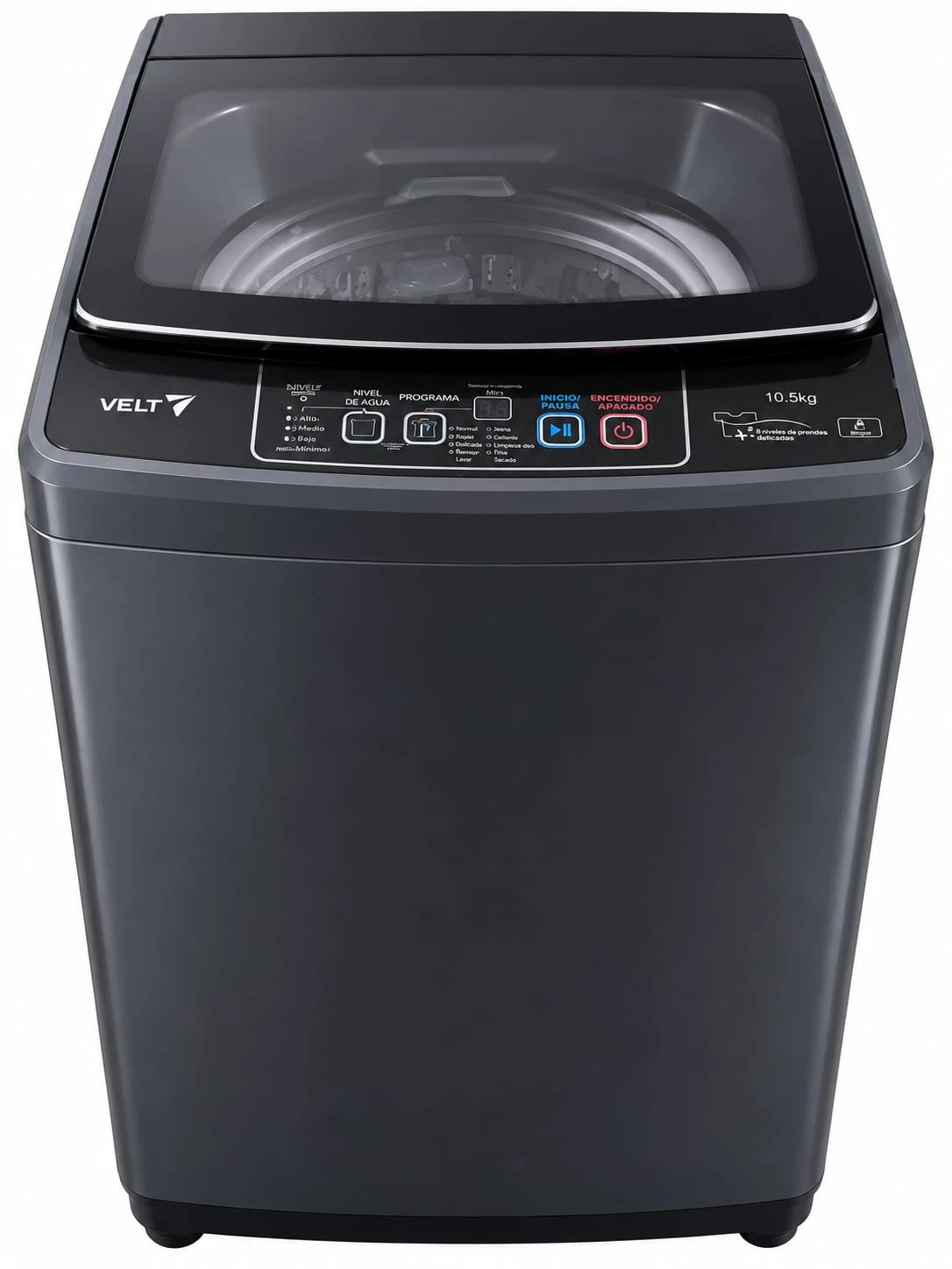 Lavarropas Automática VELT Carga Superior 10.5 KLS