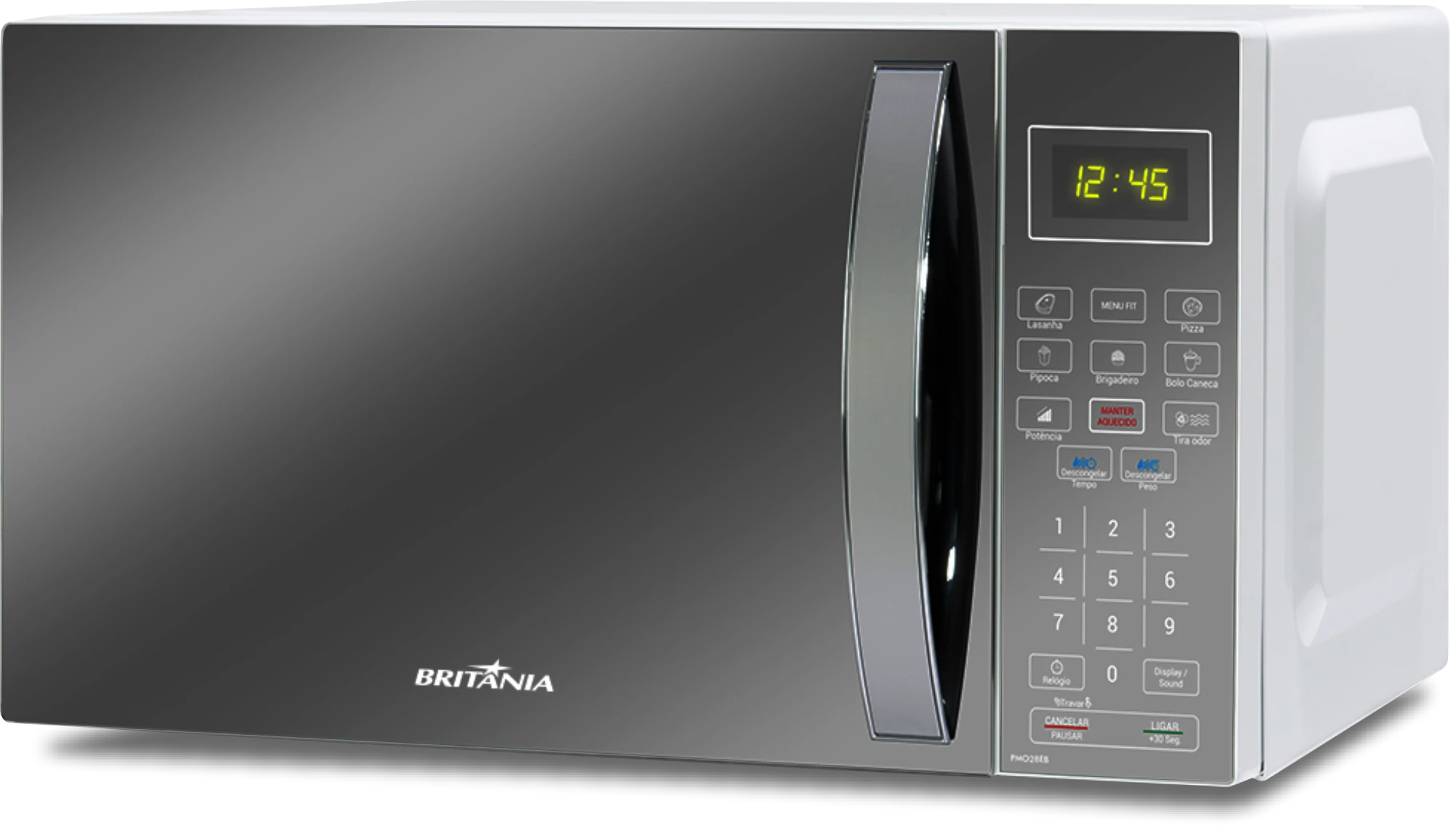MICROONDAS BRITANIA PMO23 20L ESPEJADO - 220V 2