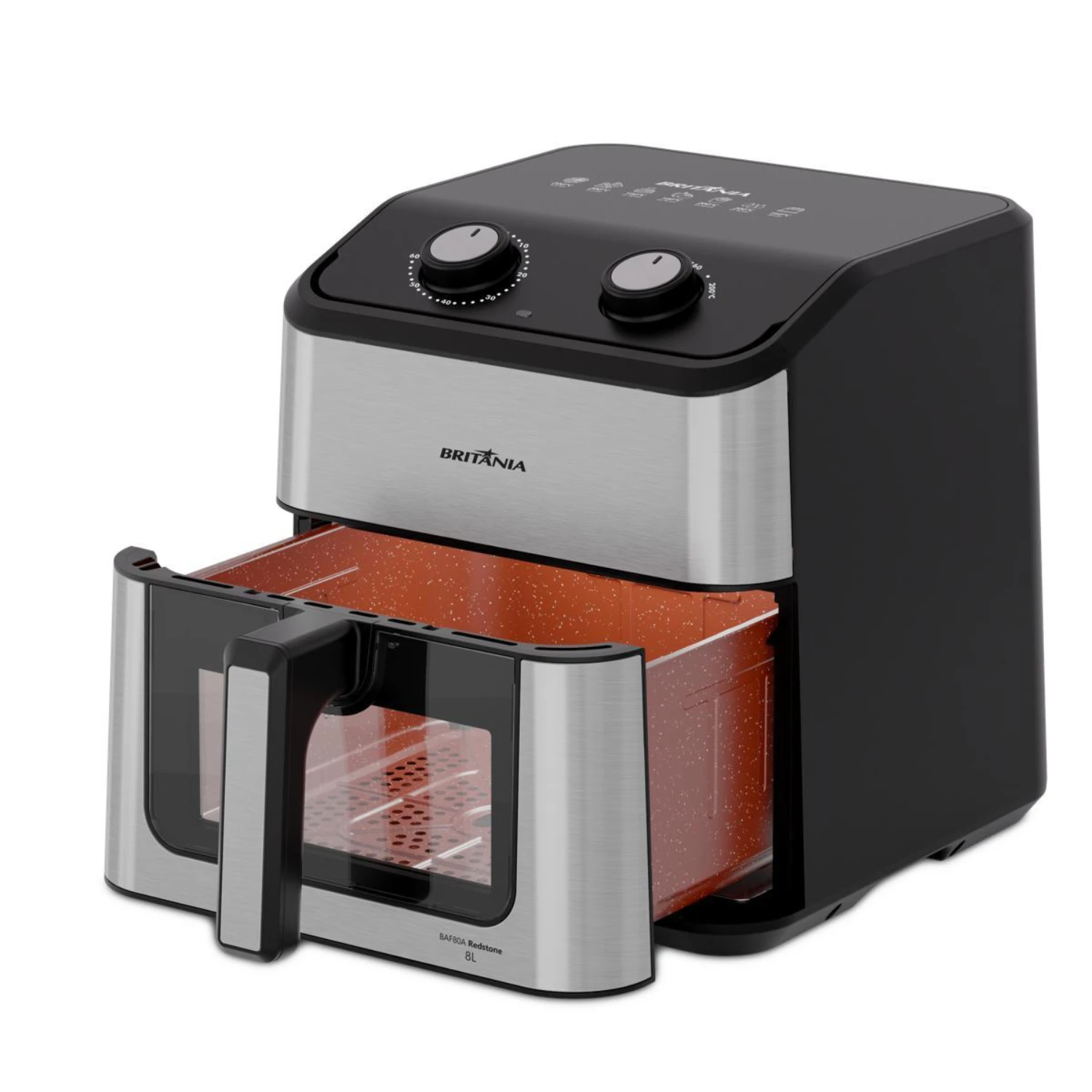 FREIDORA AIR FRYER BRITANIA BAF80A 8L  - 220V 2