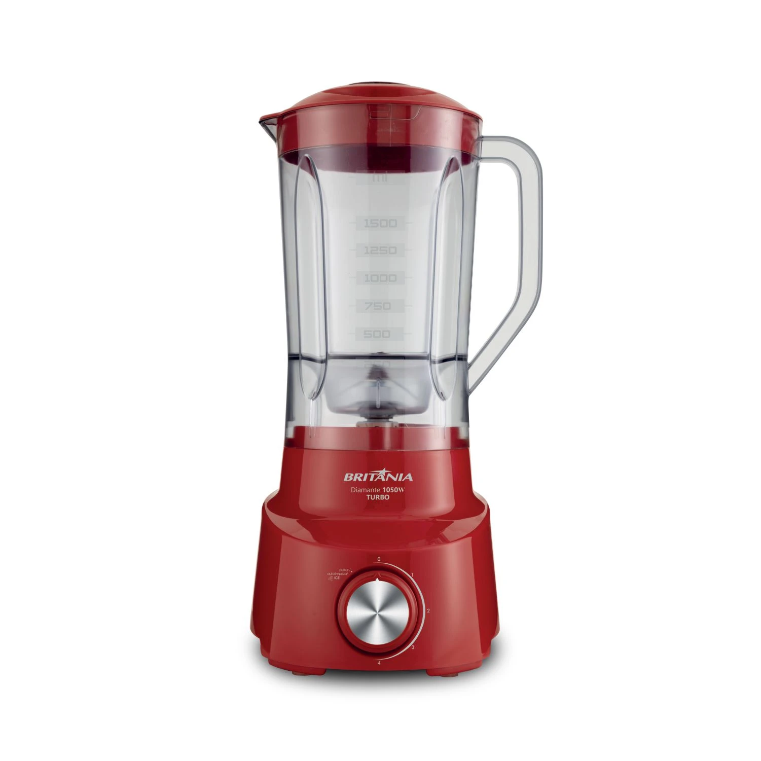 LICUADORA BRITANIA DIAMANTE 800 1050W 4V 2.6L ROJA - 220V 2