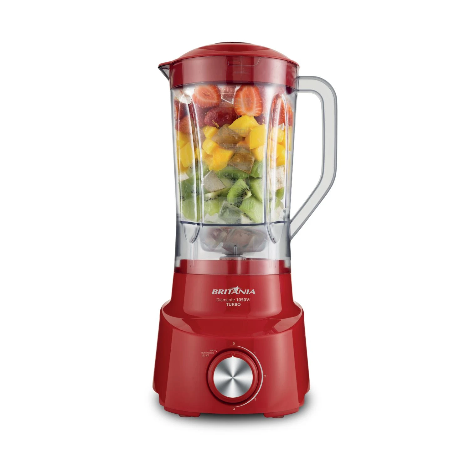 LICUADORA BRITANIA DIAMANTE 800 1050W 4V 2.6L ROJA - 220V 3