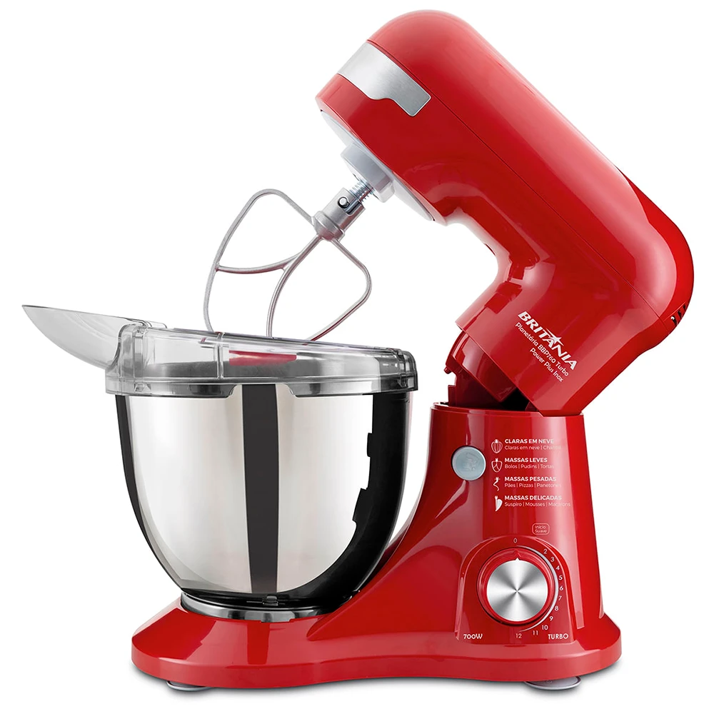 BATIDORA PLANETARIA BRITANIA BBP760V 700W ROJO - 220V 2