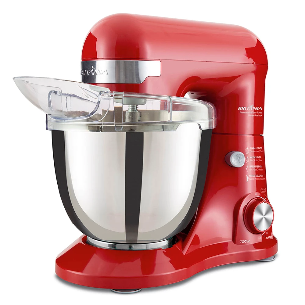 BATIDORA PLANETARIA BRITANIA BBP760V 700W ROJO - 220V 3