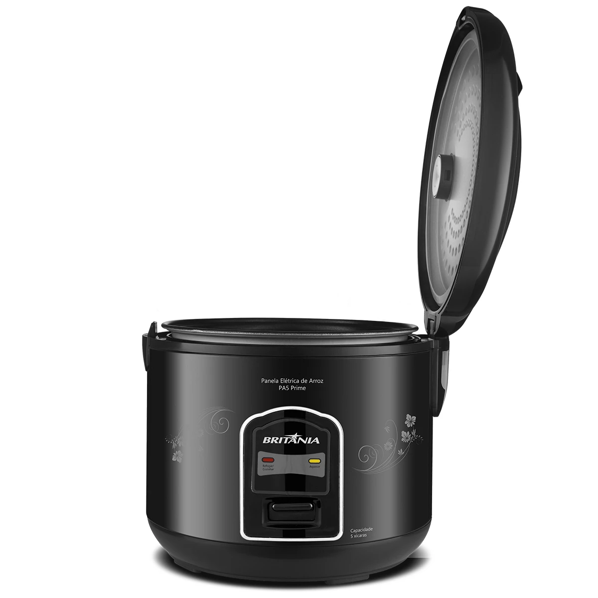 OLLA ARROCERA BRITANIA PA5 NEGRO 5 TAZAS - 220V 2