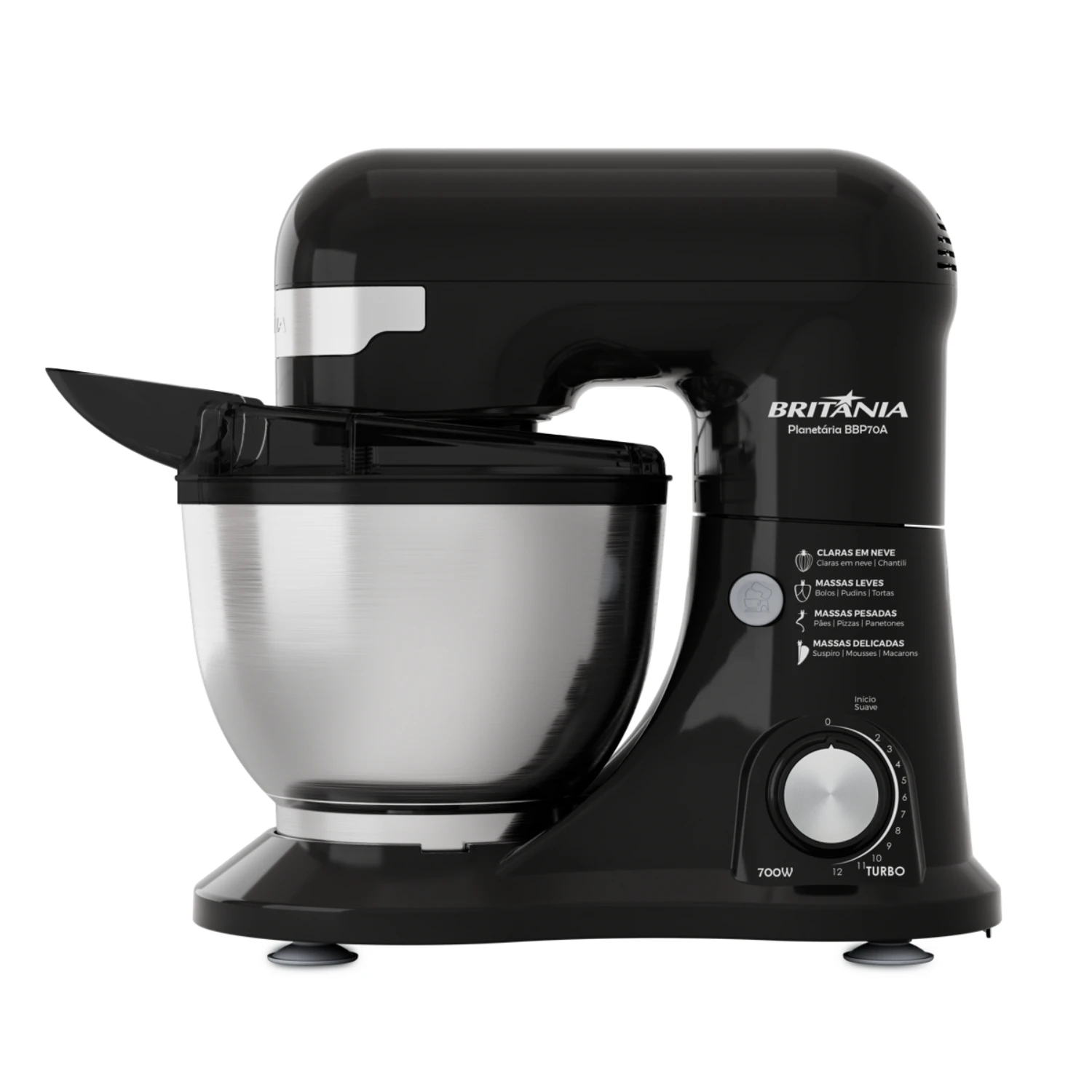 BATIDORA BRITANIA PLANETARIA BBP70A 700W INOX - 220V