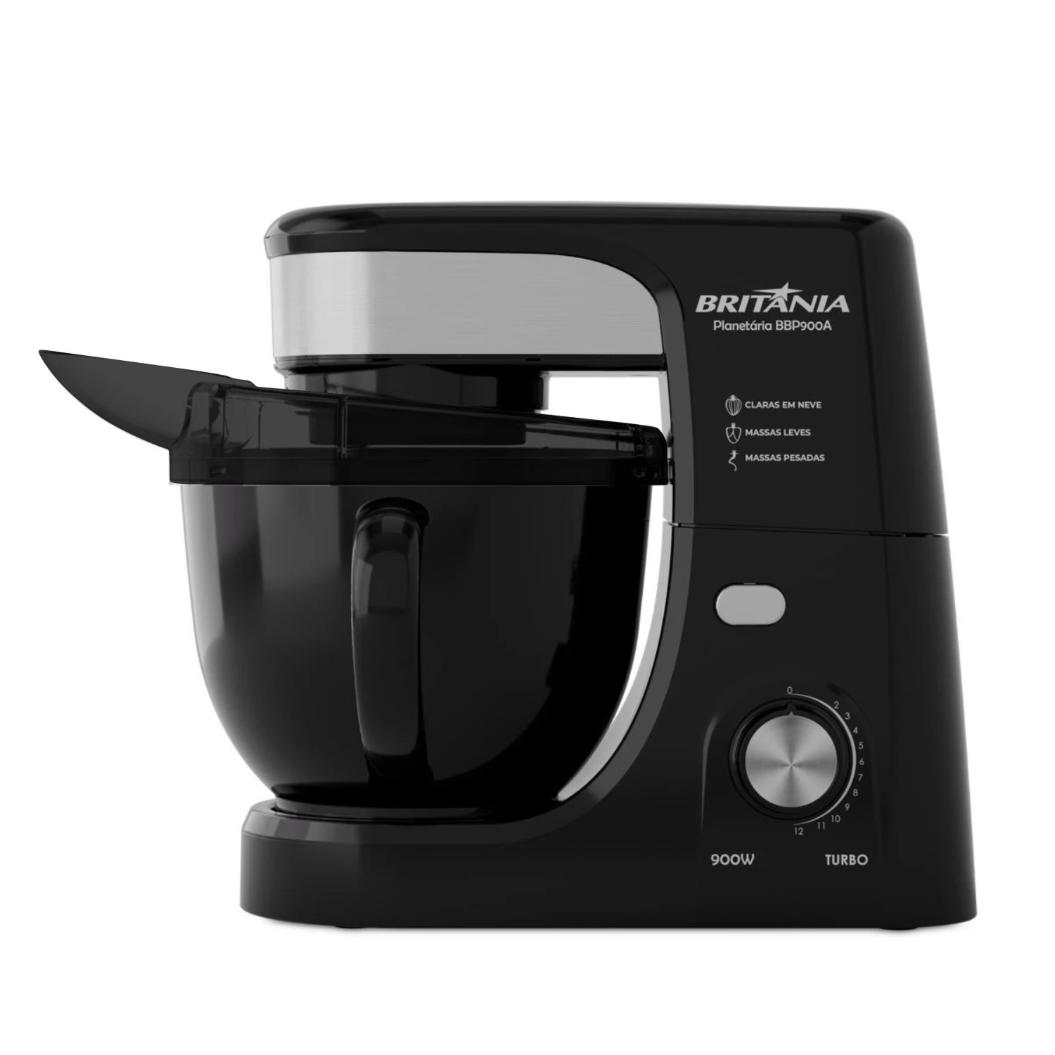 BATIDORA PLANETARIA BRITANIA BBP900A 900W NEGRA - 220V 2