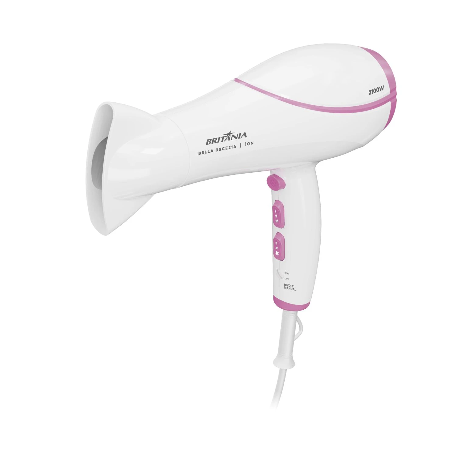 SECADOR DE PELO BRITANIA BELLA BSCE21A - BIVOLT 2