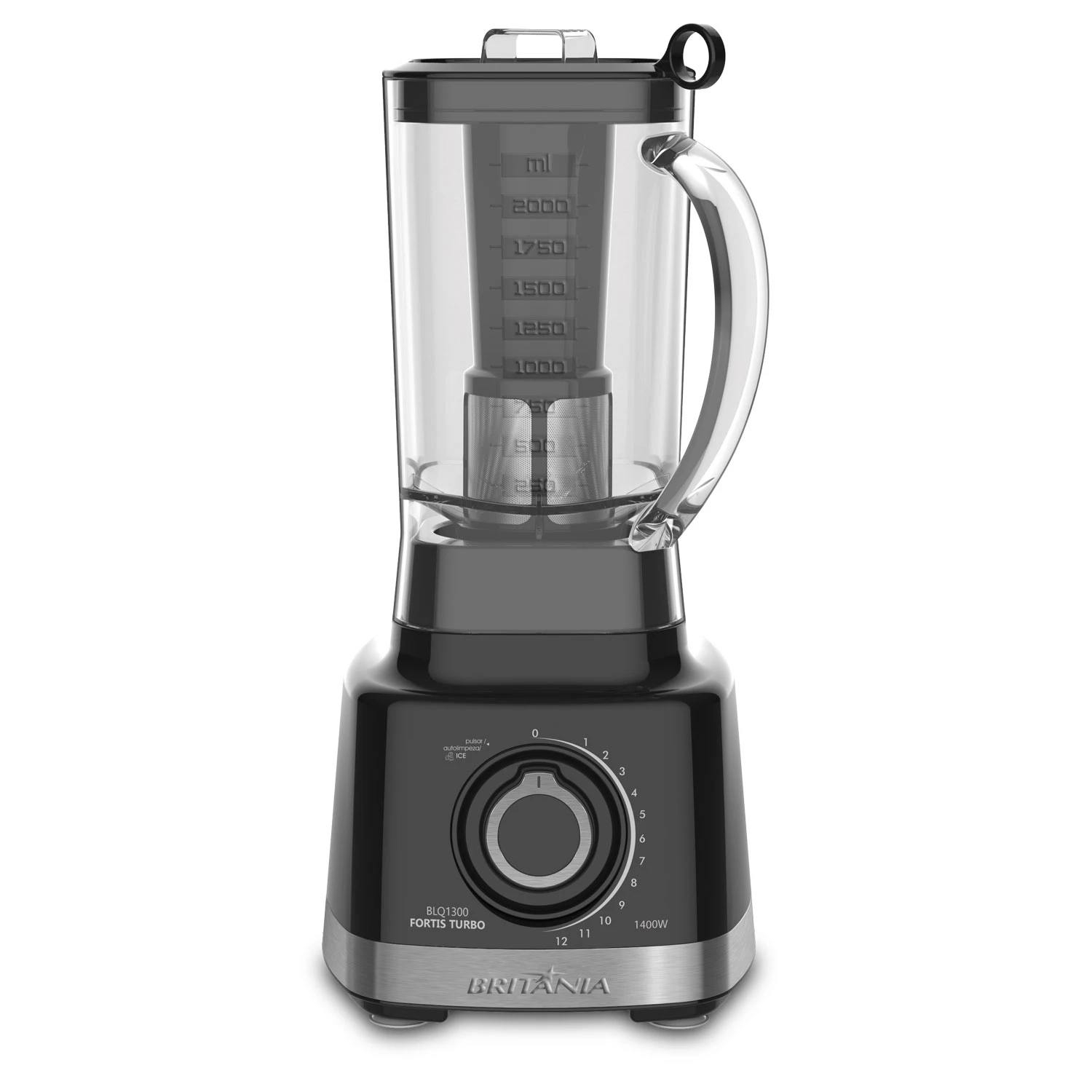 LICUADORA BRITANIA BLQ1300 1400W 12V 3L NEGRA - 220V