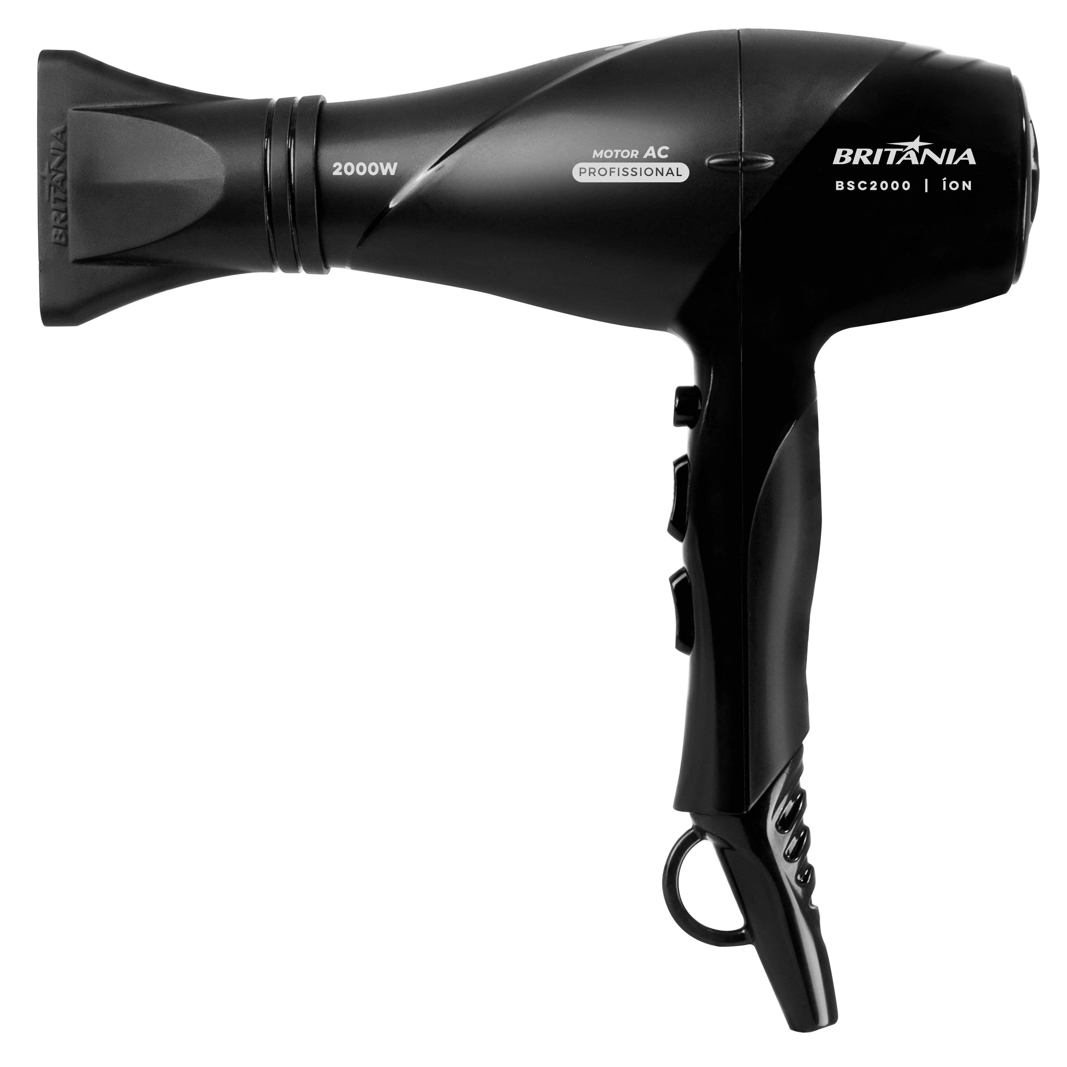 SECADOR DE PELO BRITANIA BSC2000 MOTOR AC PROFESIONAL - 220V