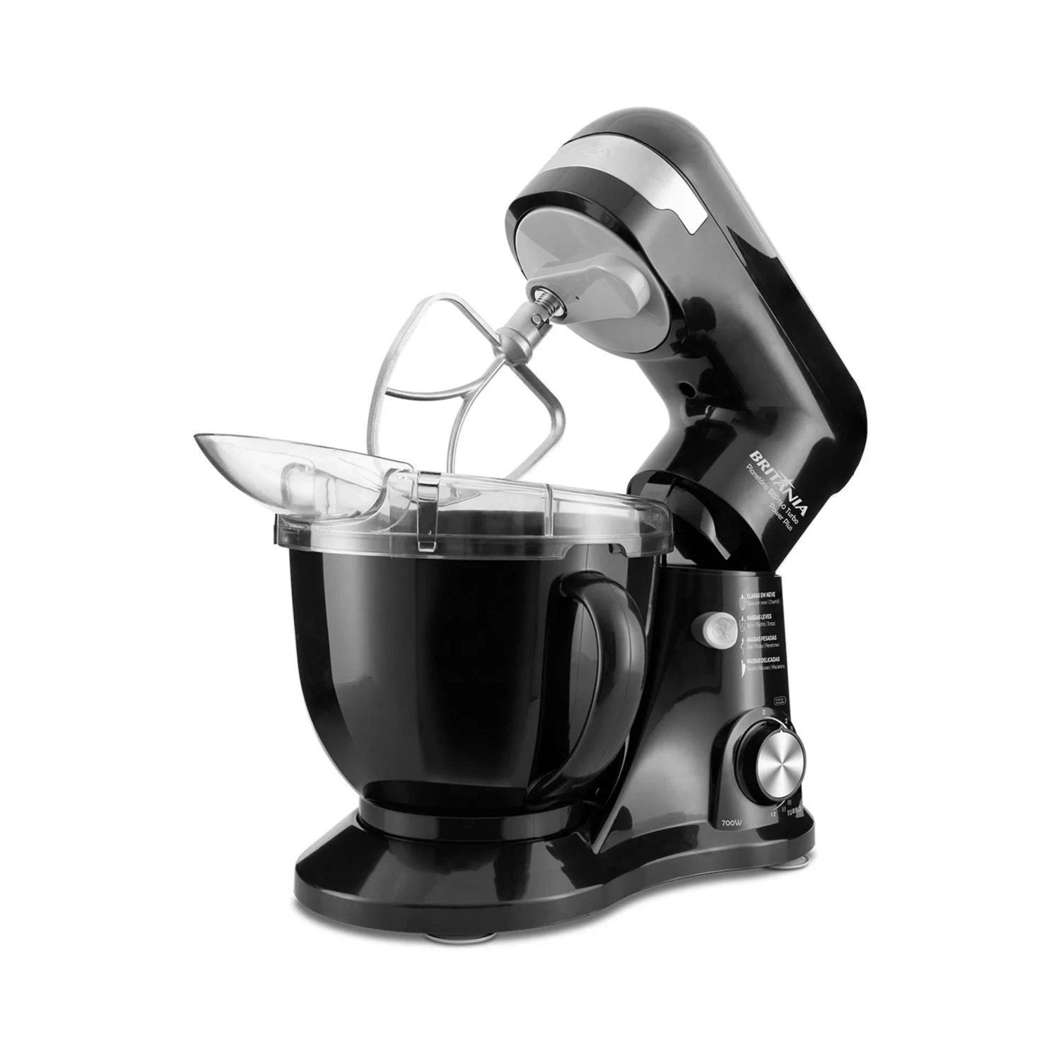 BATIDORA PLANETARIA BRITANIA BBP760P 700W NEGRA - 220V 2
