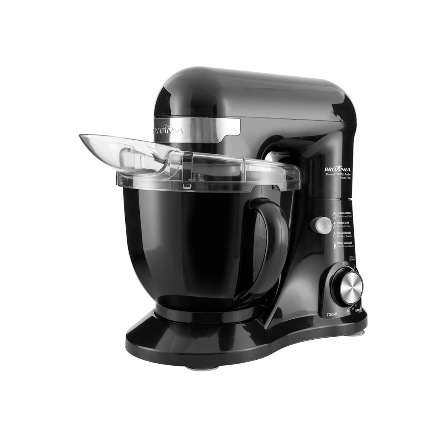 BATIDORA PLANETARIA BRITANIA BBP760P 700W NEGRA - 220V 3