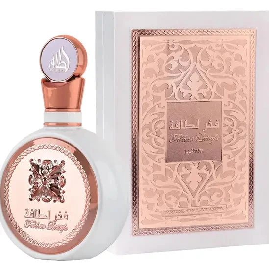 Lattafa Fakhar (Pride of ) Rose Gold and White 100Ml Edp in Clear